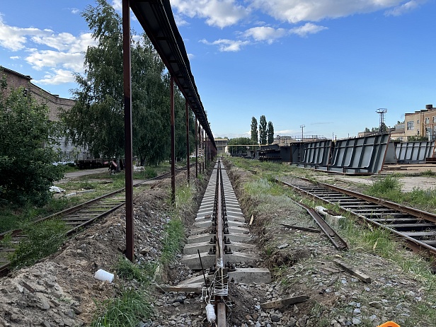 Реконструкция подкранового пути для ВОРОНЕЖСТАЛЬМОСТ